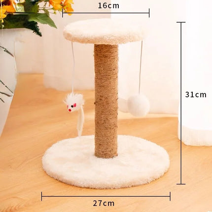 Arbre à Chat Compact Ludique avec Base en Forme de Patte