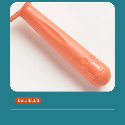 Outil de Nettoyage Multifonction pour Textiles - Double Dévidoir Orange et Bleu