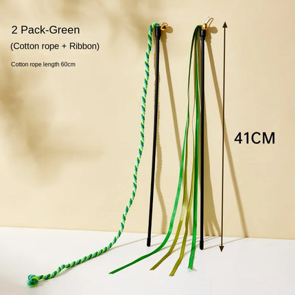 Bâtons Ludiques à Corde Colorée et Cloche pour Moments de Jeu Actifs