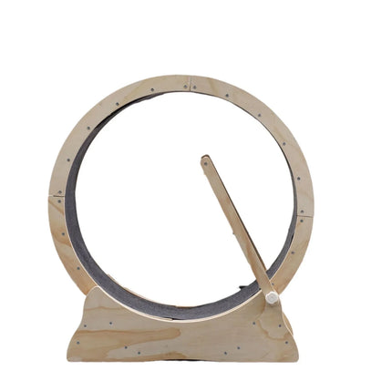 Roue d’Exercice pour Chat avec Tapis Antidérapant et Jouet Suspendu