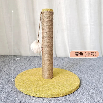 Arbre à Chat Compact avec Jouet Suspendu – Design Minimaliste