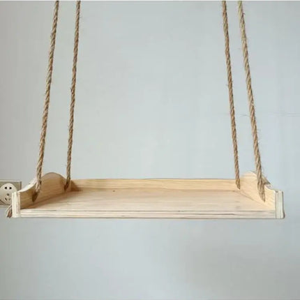 Arbre à Chat Original avec Balançoire et Cabane Décorative