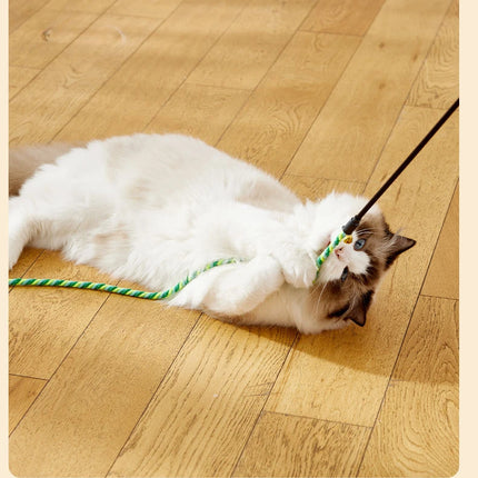 Bâtons Ludiques à Corde Colorée et Cloche pour Moments de Jeu Actifs