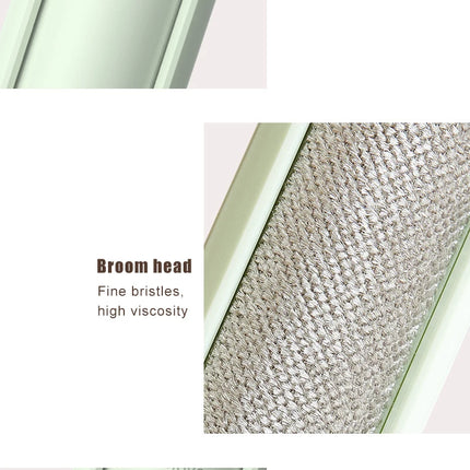 Brosse poils minimaliste pastel avec tissu texturé intégré - Mécanisme amovible