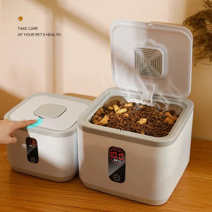 Récipient Moderne pour Conservation de Croquettes avec Écran Digital