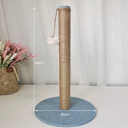 Arbre à Chat Compact avec Jouet Suspendu – Design Minimaliste