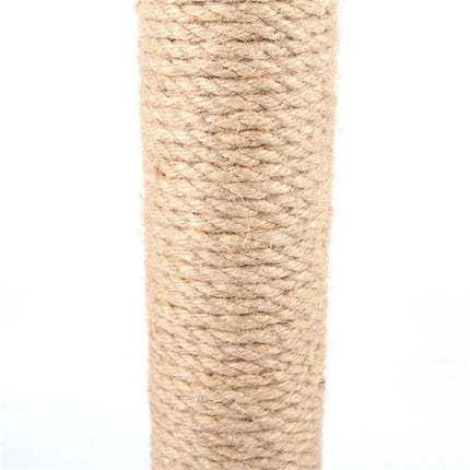 Griffoir Compact avec Jouet Suspendu et Plumes Colorées