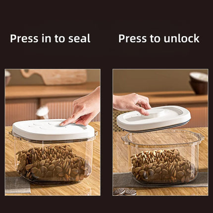 Conteneurs hermétiques transparents pour croquettes et friandises