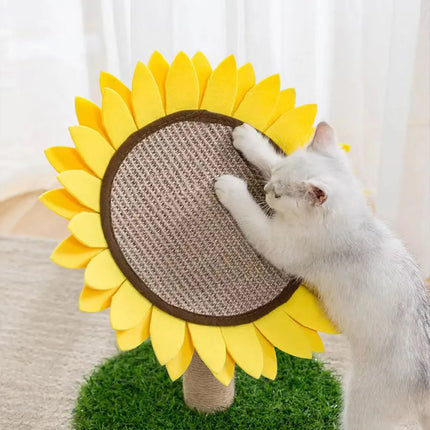Griffoir Tournesol pour Chat - Design Naturel et Ludique