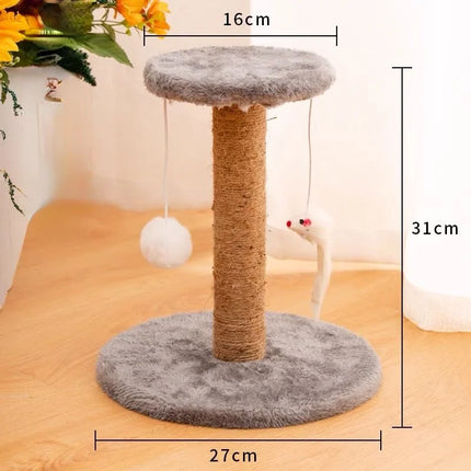 Arbre à Chat Compact Ludique avec Base en Forme de Patte