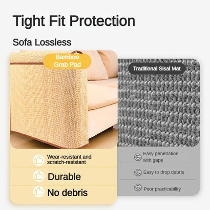 Protection Latérale de Canapé pour Chat – Surface Pratique à Griffer