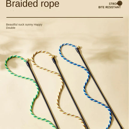 Bâtons Ludiques à Corde Colorée et Cloche pour Moments de Jeu Actifs