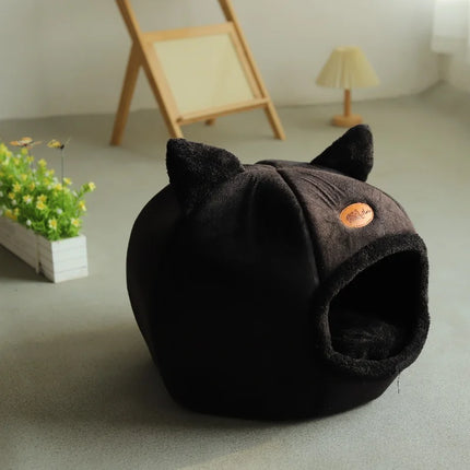 Refuge Douillet pour Animaux avec Oreilles de Chat