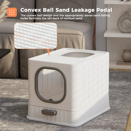 Bac à Litière Fermé Minimaliste – Design Moderne