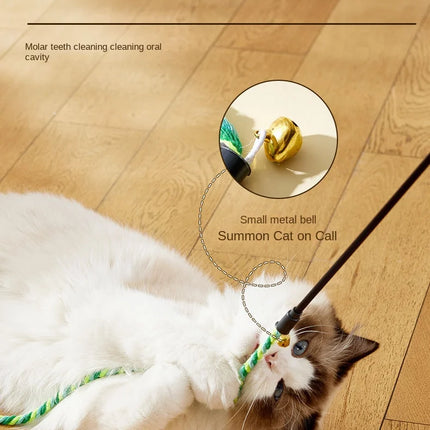 Bâtons Ludiques à Corde Colorée et Cloche pour Moments de Jeu Actifs