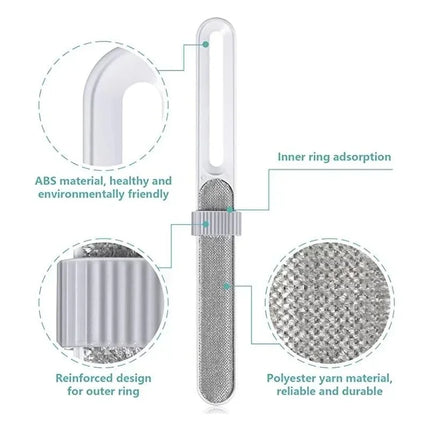 Brosse Anti-Poils Multifonction pour Surfaces Domestiques