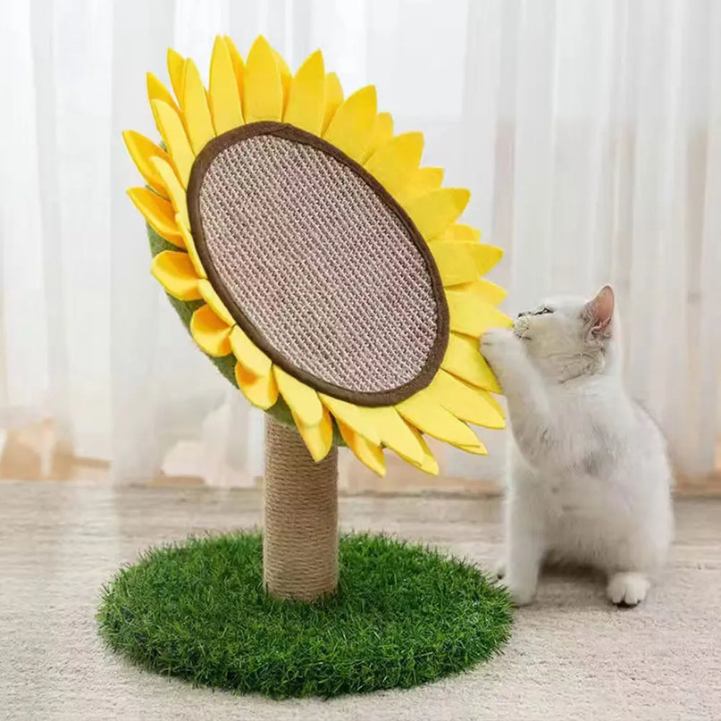 Griffoir Tournesol pour Chat - Design Naturel et Ludique