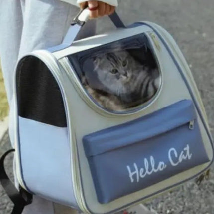 Sac à Dos pour Chat avec Fenêtre Transparente – Rose