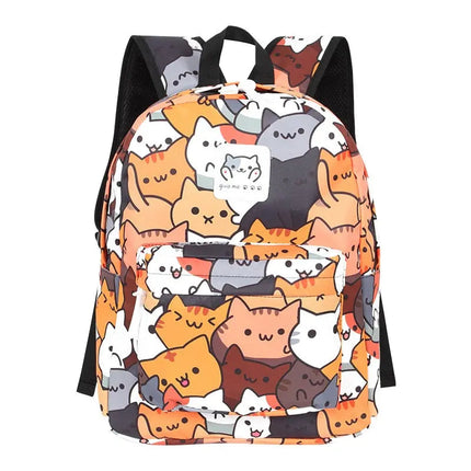 Sac à dos chats adorable avec design coloré