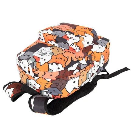 Sac à dos chats adorable avec design coloré