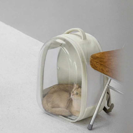 Sac à dos pliable pour chat avec fenêtre transparente