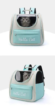 Sac à Dos pour Chat avec Ventilation Optimale et Sécurité Intégrée