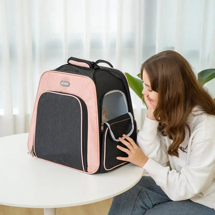 Sac à Dos rigide pour Chat avec Sécurité et Ventilation - Modèle XL