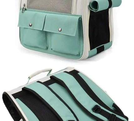Sac à Dos Respirant pour Transport de Chat – Design Pliable et Moderne