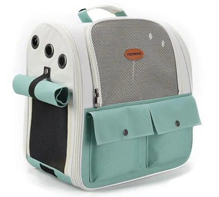 Sac à Dos Respirant pour Transport de Chat – Design Pliable et Moderne