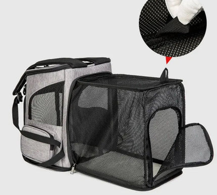 Sac à Dos Ventilé pour Chats – Transport Urbain Pratique