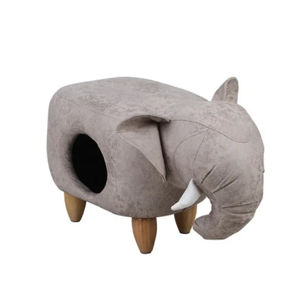 Cachette pour Chat en Forme d'Hippopotame – Meuble Original et Ludique