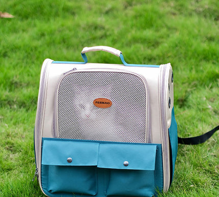 Sac à Dos Respirant pour Transport de Chat – Design Pliable et Moderne