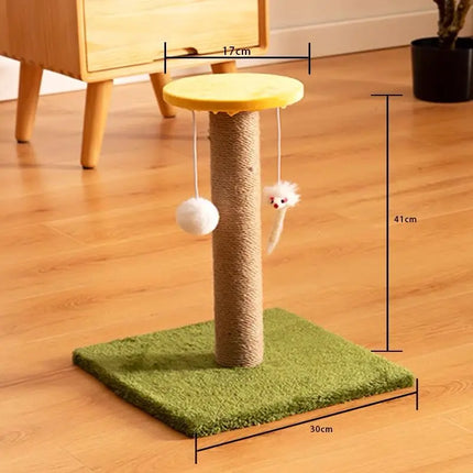 Arbre à Chat Compact Ludique avec Base en Forme de Patte