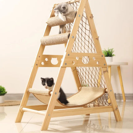 Aire de Jeu Originale en Forme de Tente pour Chatons