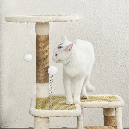 Arbre à Chat Compact avec Plateformes et Échelle