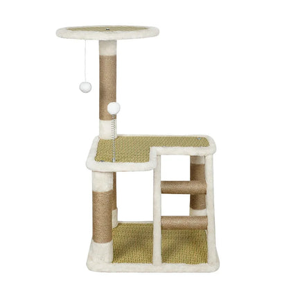 Arbre à Chat Compact avec Plateformes et Échelle