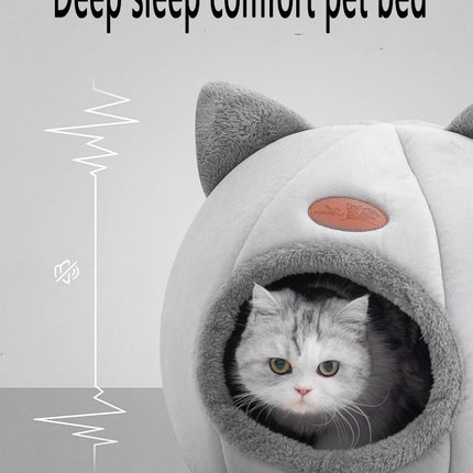 Refuge Douillet pour Animaux avec Oreilles de Chat