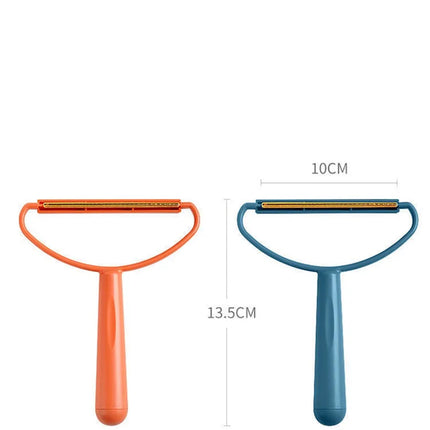 Outil de Nettoyage Multifonction pour Textiles - Double Dévidoir Orange et Bleu