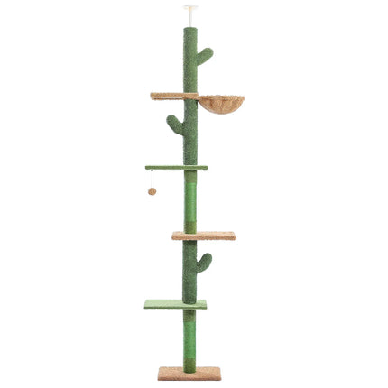 Arbre à Chat Cactus Original avec Plates-Formes Multi-Niveaux