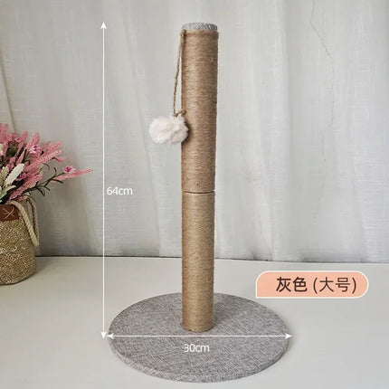 Arbre à Chat Compact avec Jouet Suspendu – Design Minimaliste