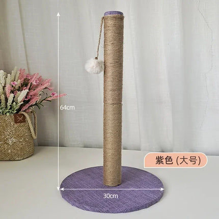 Arbre à Chat Compact avec Jouet Suspendu – Design Minimaliste