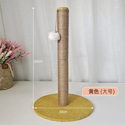Arbre à Chat Compact avec Jouet Suspendu – Design Minimaliste