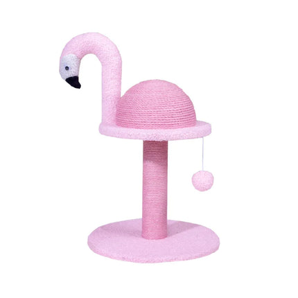 Griffoir Flamant Rose Ludique pour Chats