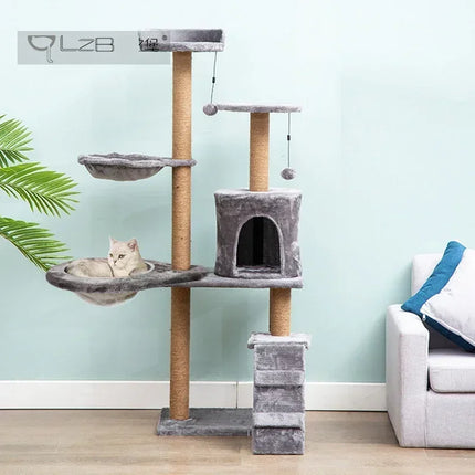 Hamac Douillet Gris pour Chats | Confort et Repos
