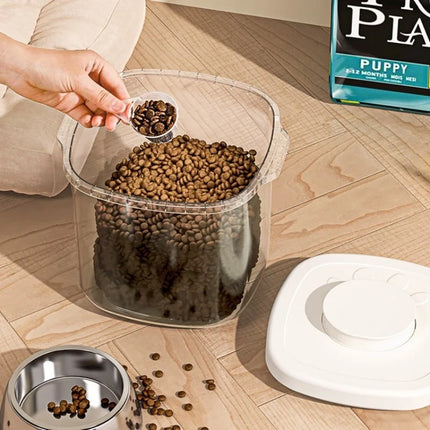 Conteneurs hermétiques transparents pour croquettes et friandises