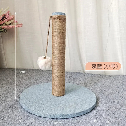Arbre à Chat Compact avec Jouet Suspendu – Design Minimaliste