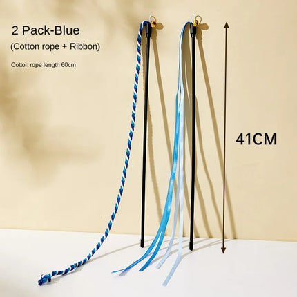 Bâtons Ludiques à Corde Colorée et Cloche pour Moments de Jeu Actifs