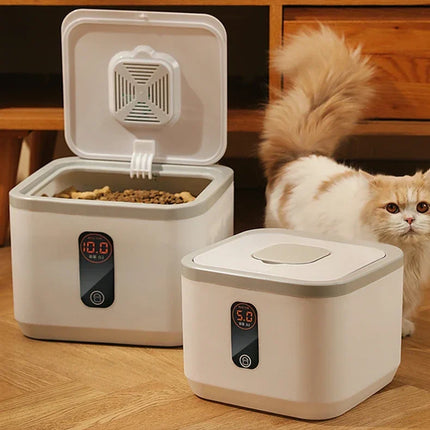 Récipient Moderne pour Conservation de Croquettes avec Écran Digital