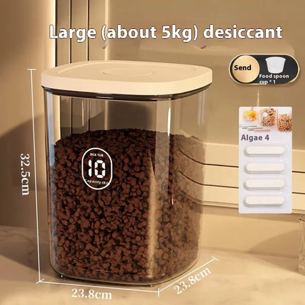 Conteneurs Alimentaires Hermétiques avec Fermeture Sous Vide – Stockage Grains et Céréales