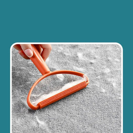 Outil de Nettoyage Multifonction pour Textiles - Double Dévidoir Orange et Bleu